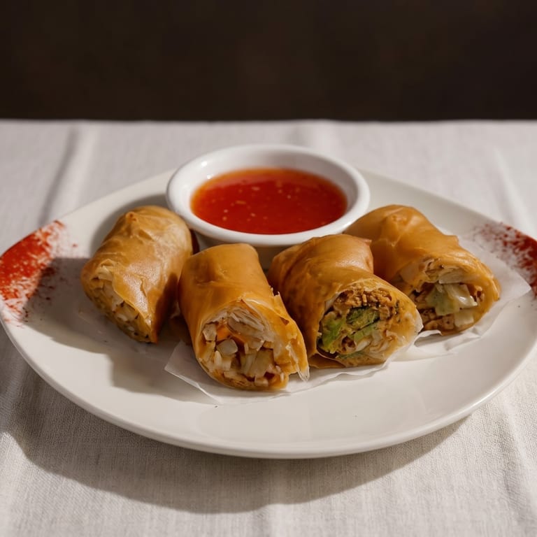 Savor Our Spring Rolls